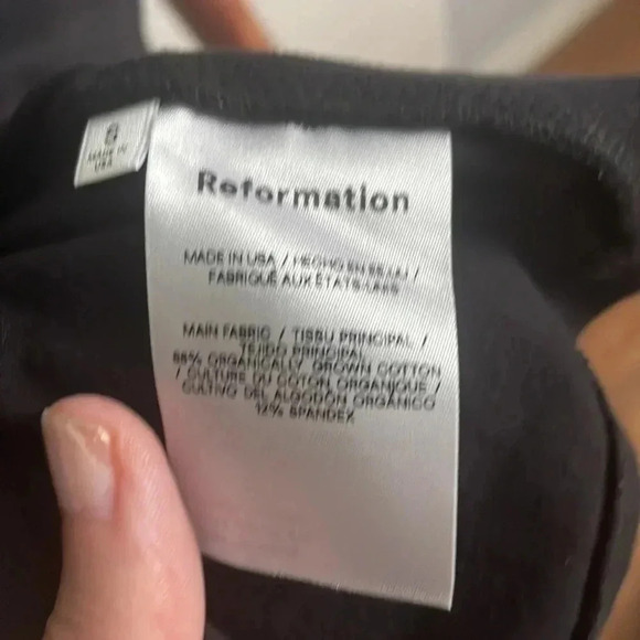 🆕 Reformation Cally Ruched Knit Dress - Picture 7 of 7